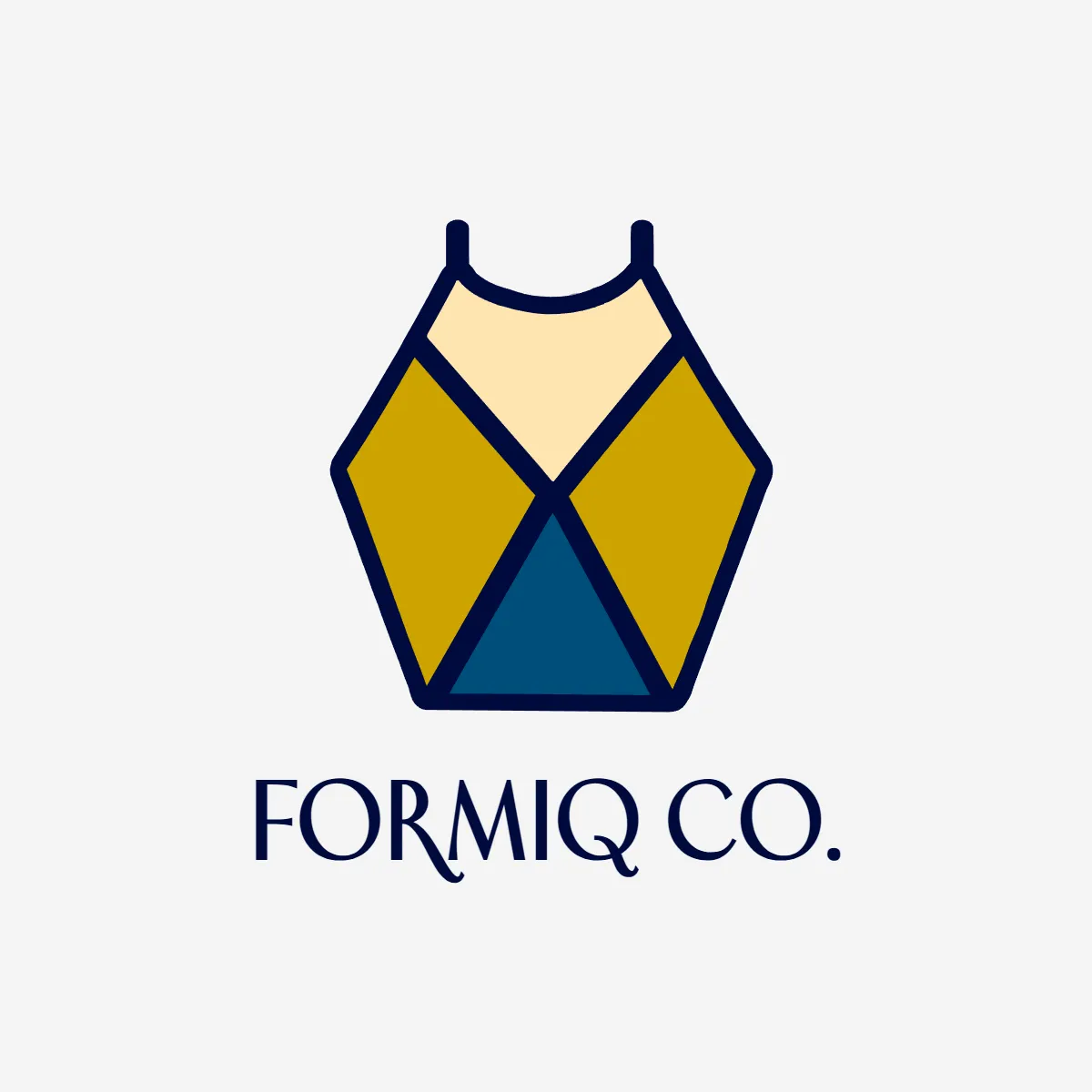 Free Geometric Fashion Logo to Edit Online