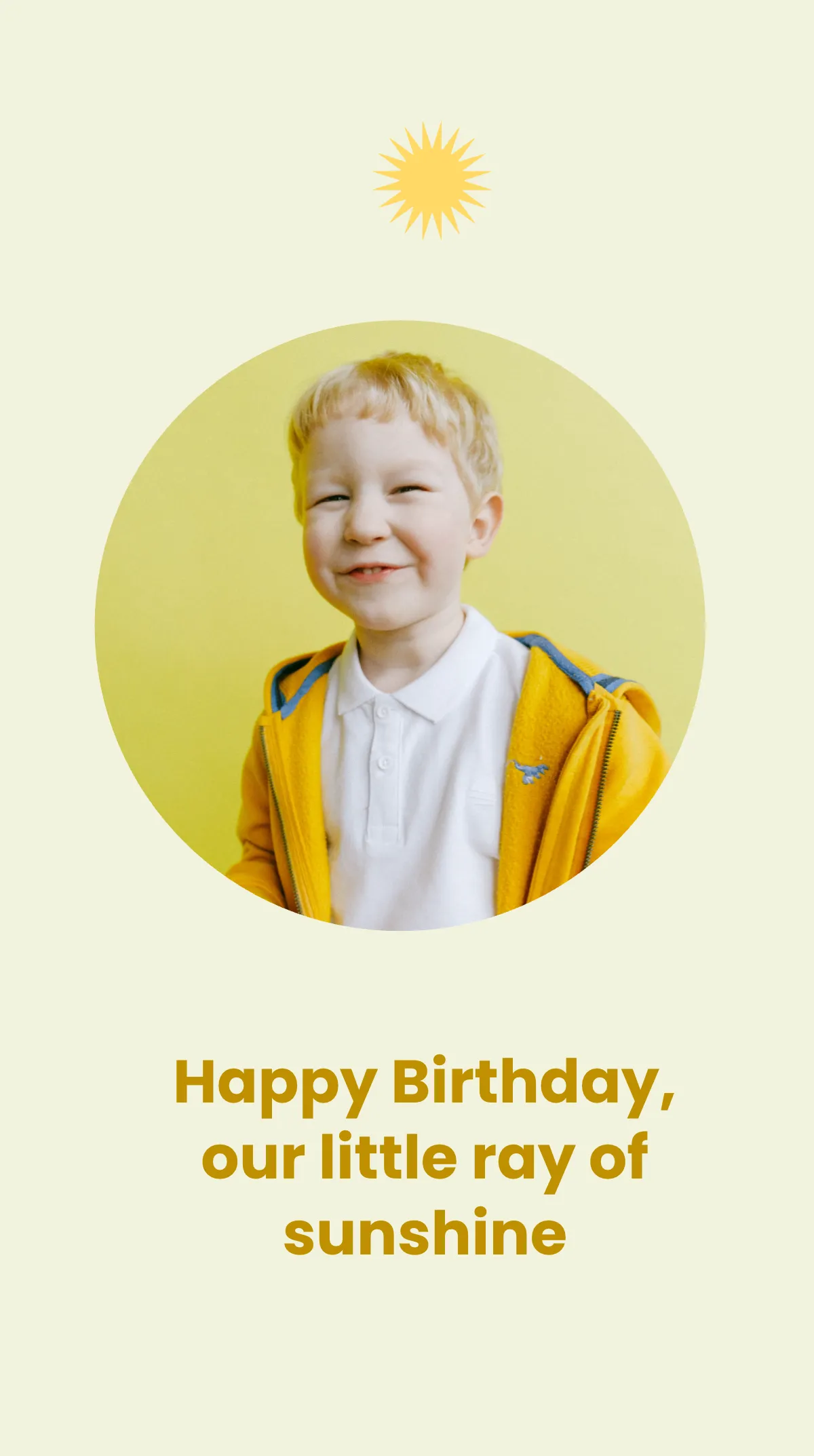 Free Kid's Birthday Party Instagram Story Template to Edit Online