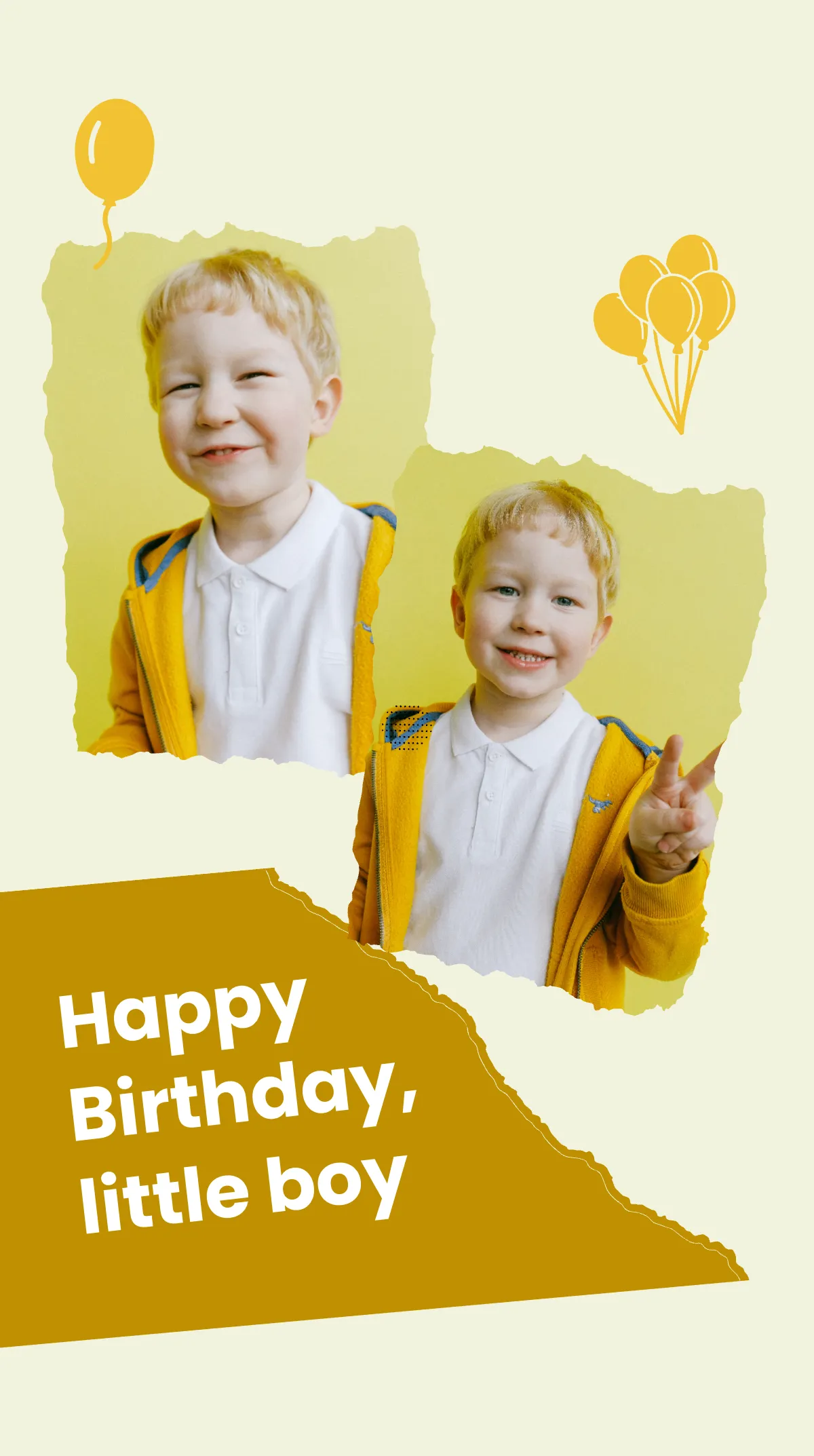 Free Kid's Birthday Party Instagram Story Template to Edit Online