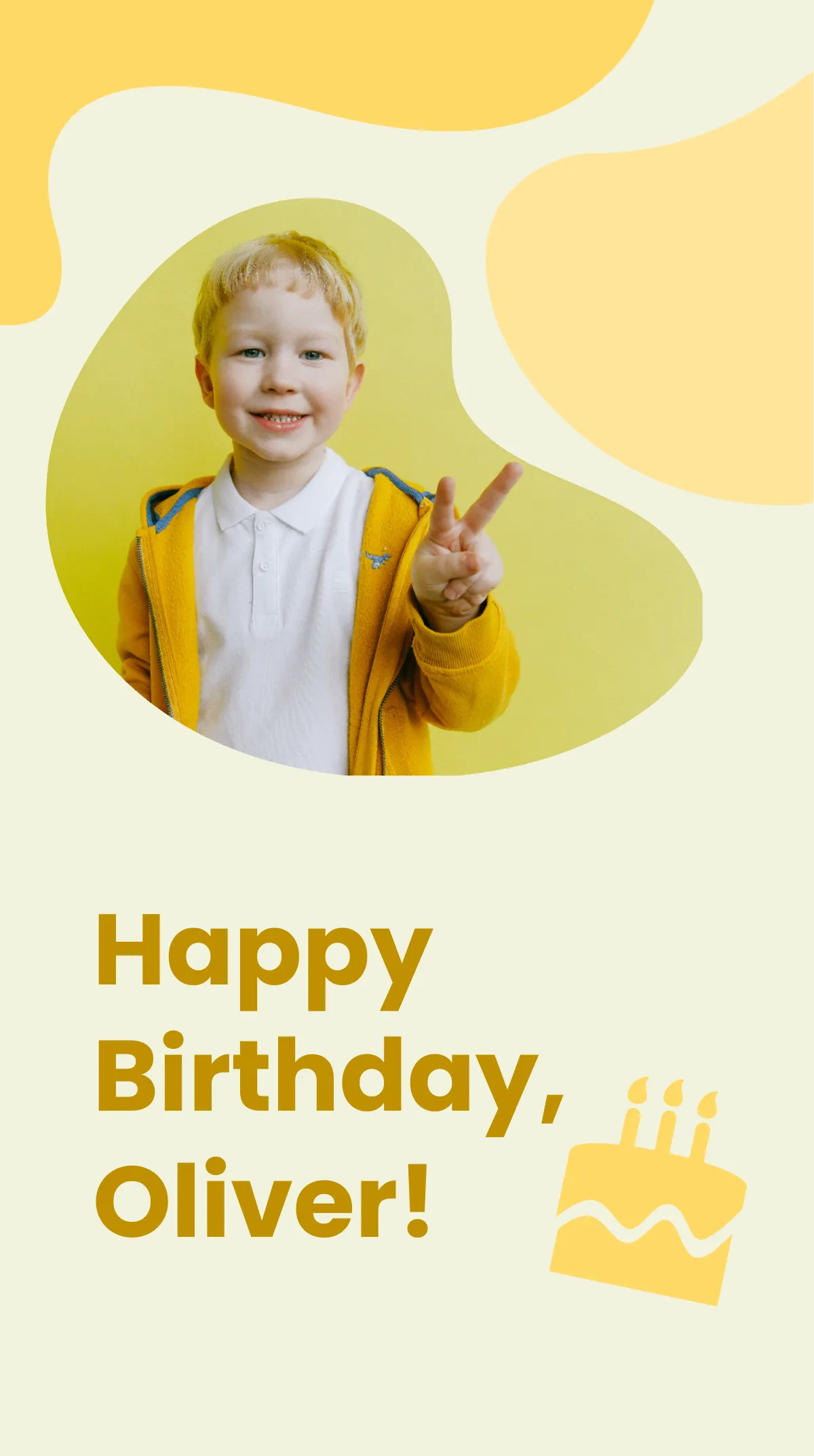 Free Kid's Birthday Party Instagram Story Template to Edit Online
