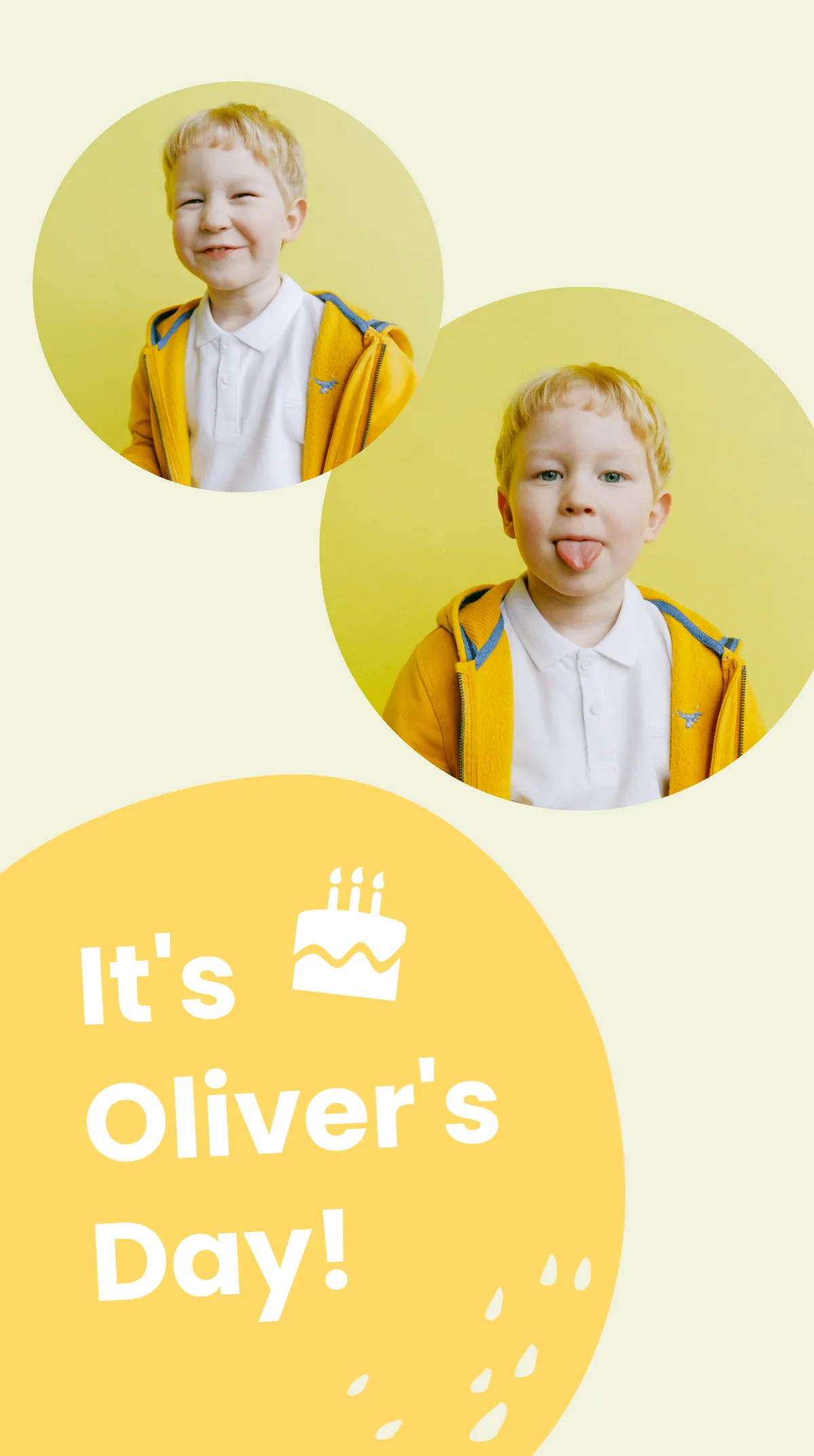 Free Kid's Birthday Party Instagram Story Template to Edit Online