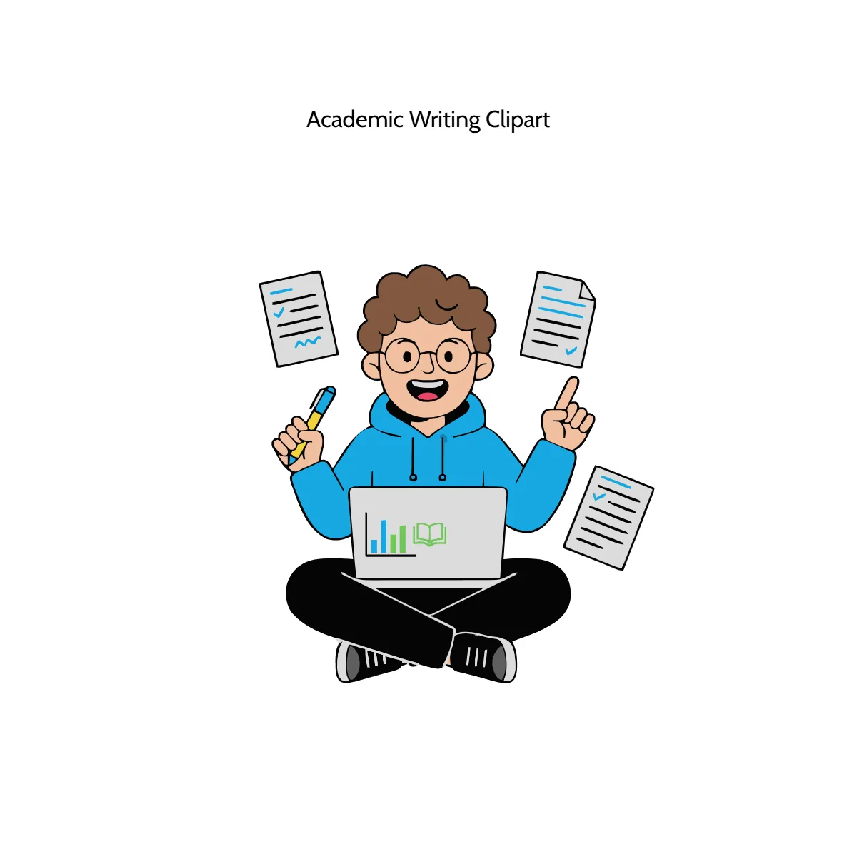 Free Academic Writing Vector Clipart (PNG, SVG) to Edit Online