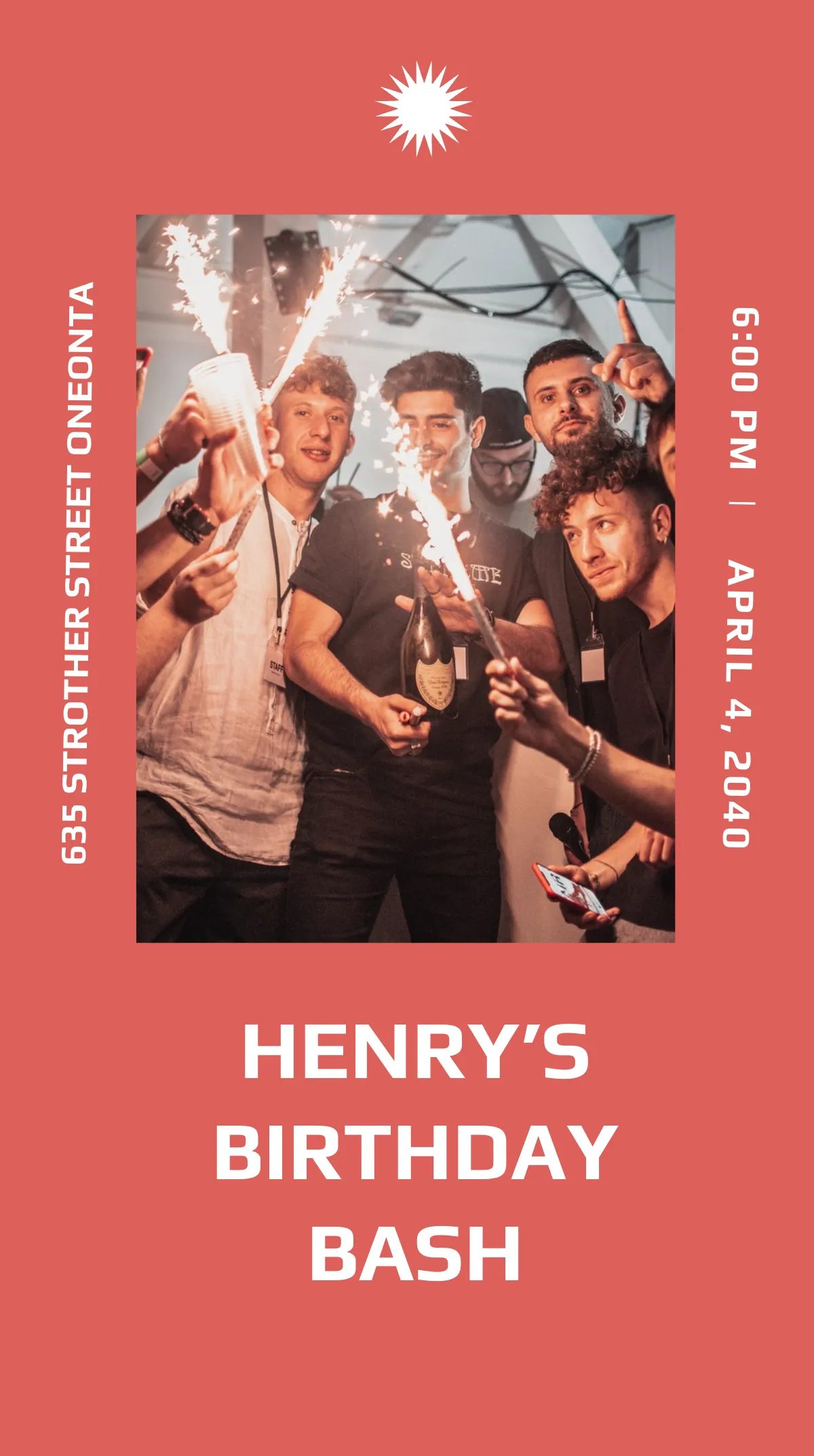 Free Birthday Party Instagram Story Template to Edit Online