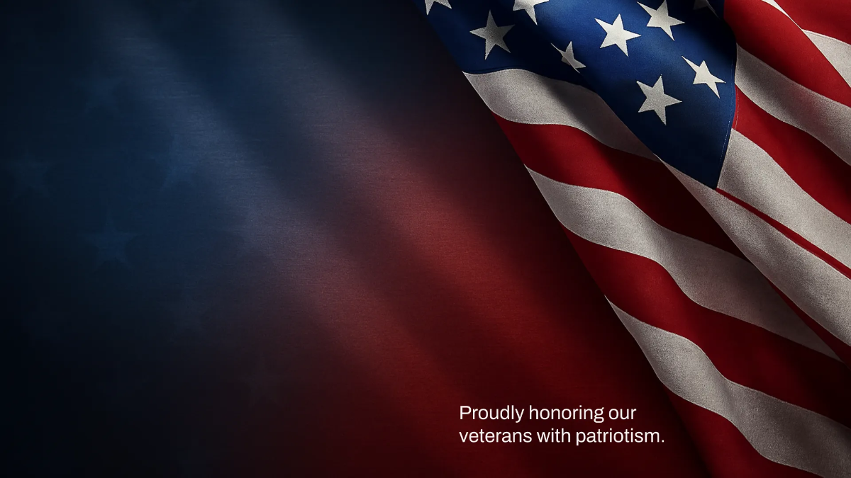 Free Patriotic Veterans' Day Background Template to Edit Online