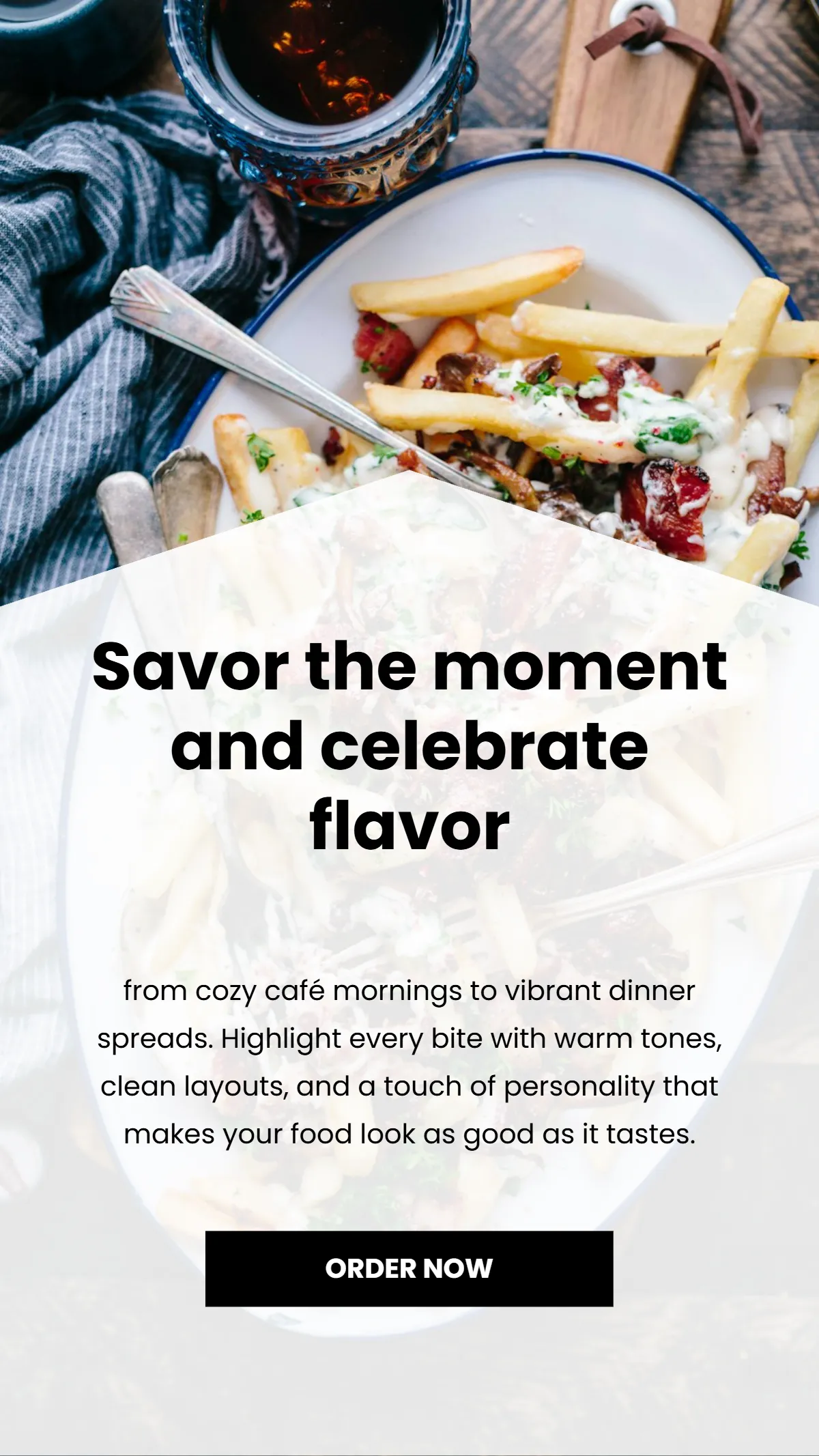 Free Food Instagram Story Template to Edit Online