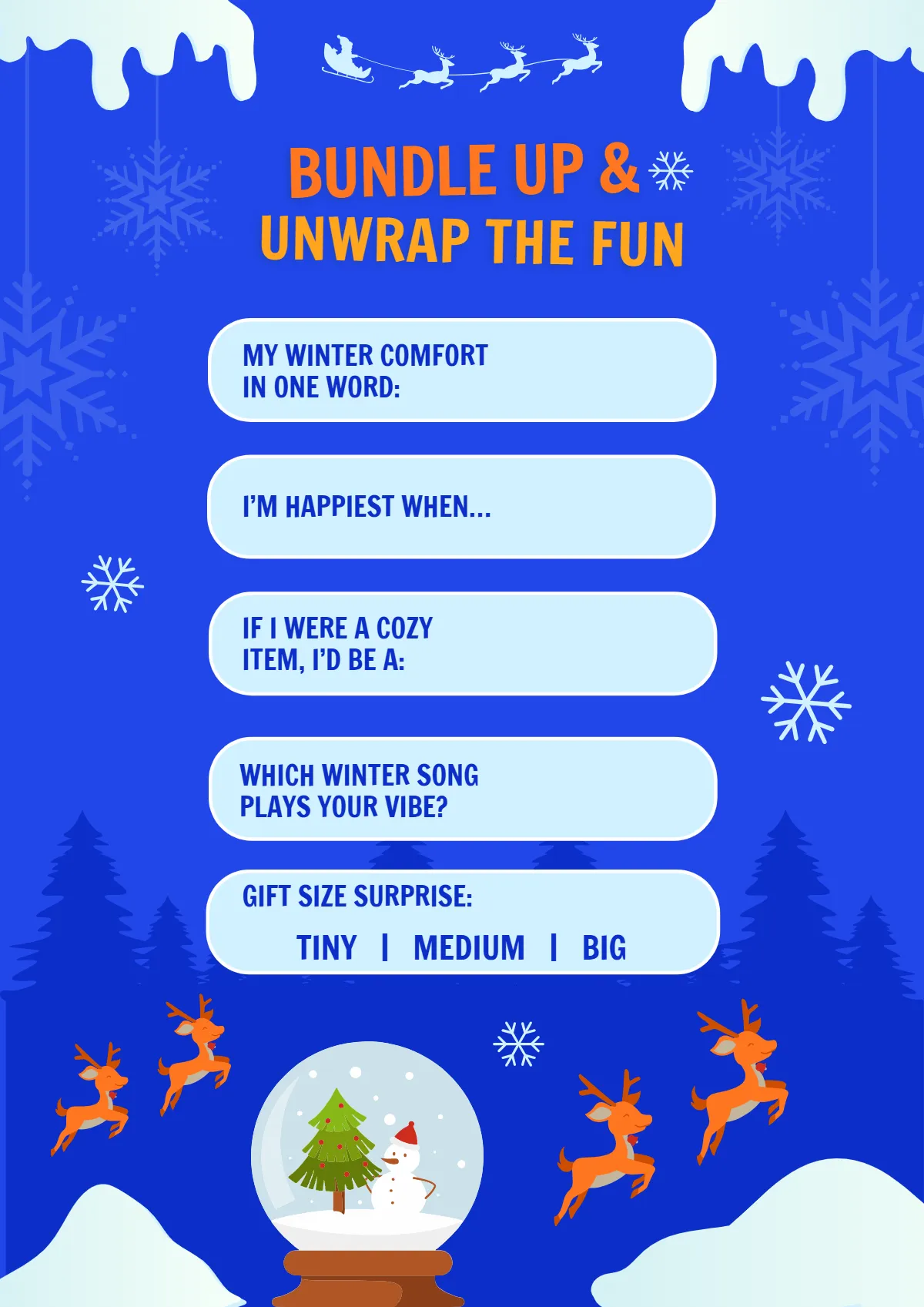 Free Winter Secret Santa Gift Exchange Form Template to Edit Online Free Winter Secret Santa Gift Exchange Form Template to Edit Online