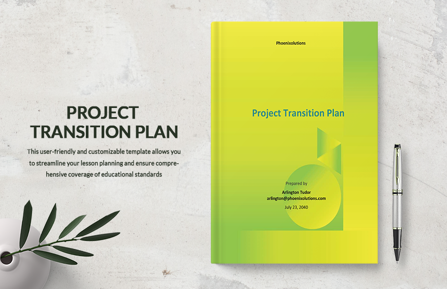Free Sample Project Transition Plan Template