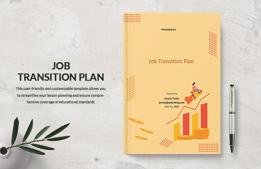 Professional Job Transition Plan Template in Word, Google Docs, PDF, Apple Pages