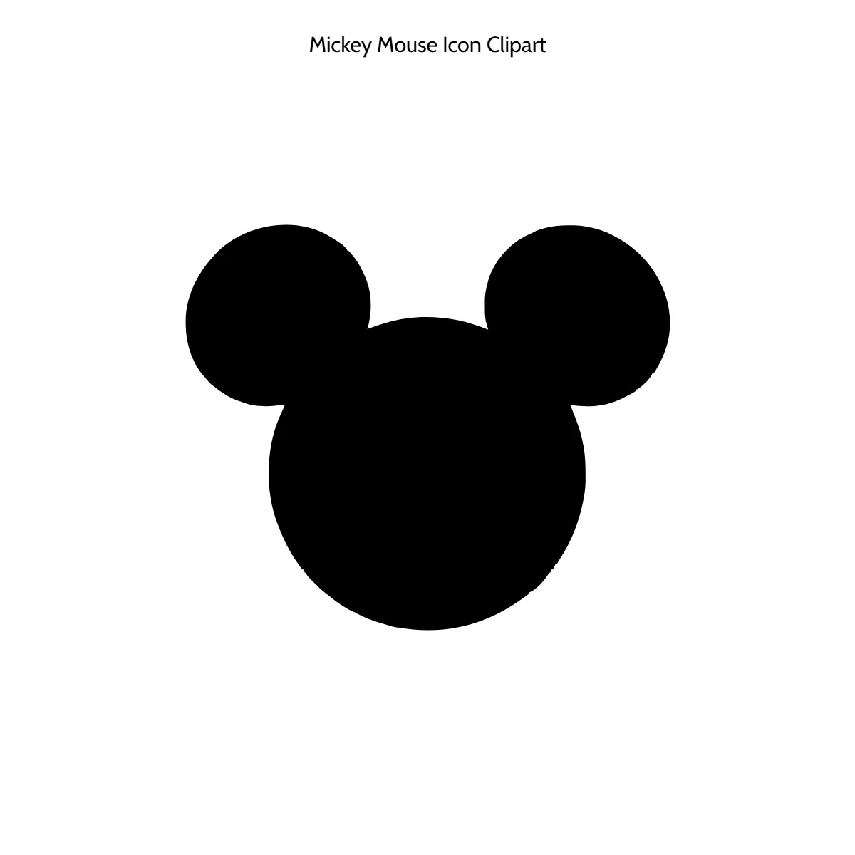 Free Mickey Mouse Icon Symbol Vector Clipart (PNG, SVG) to Edit Online