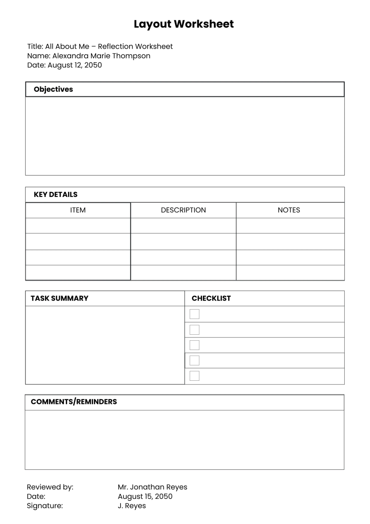 Free Layout Worksheet Template to Edit Online Free Layout Worksheet Template to Edit Online