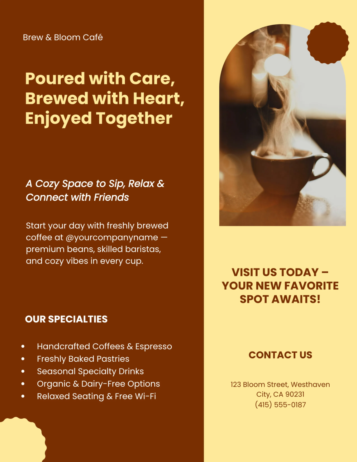 Coffee Shop Flyer Template