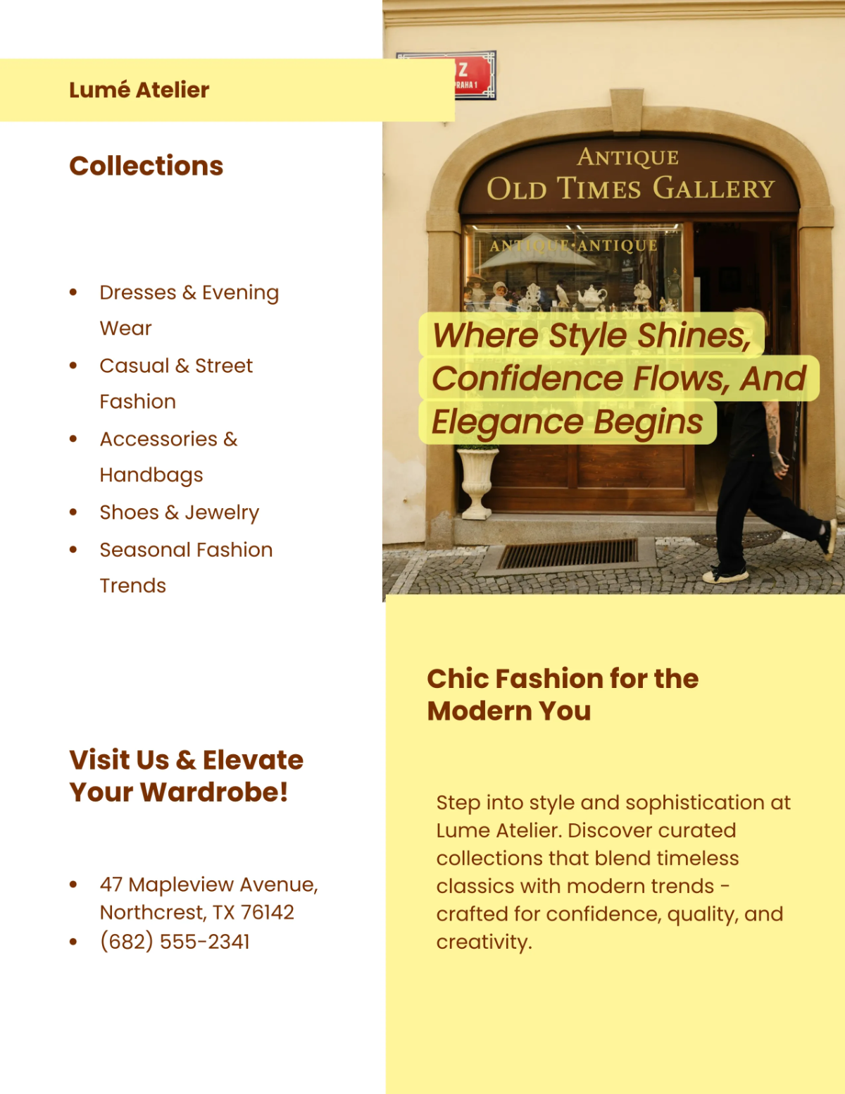 Fashion Boutique Flyer Template