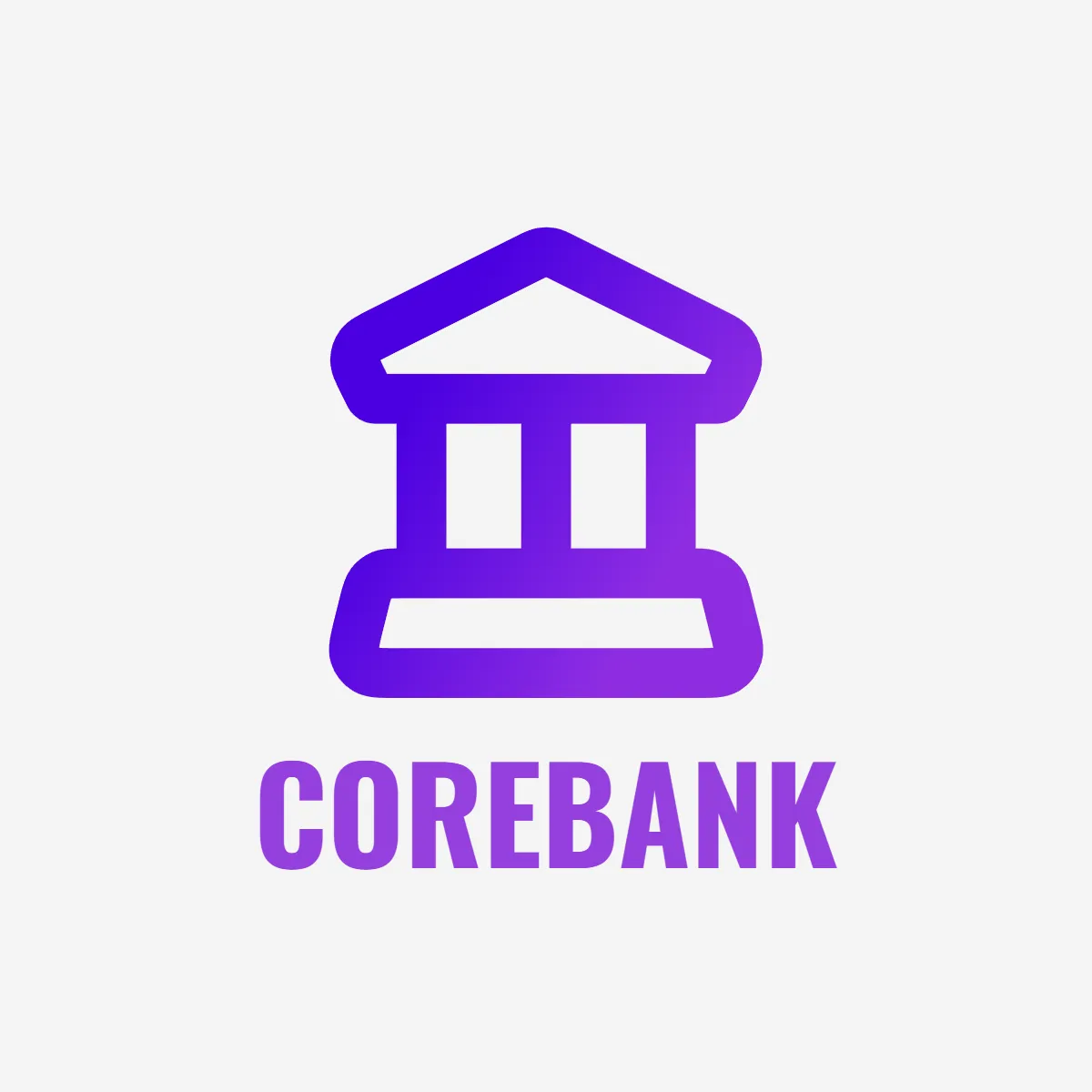 Modern Bank Logo