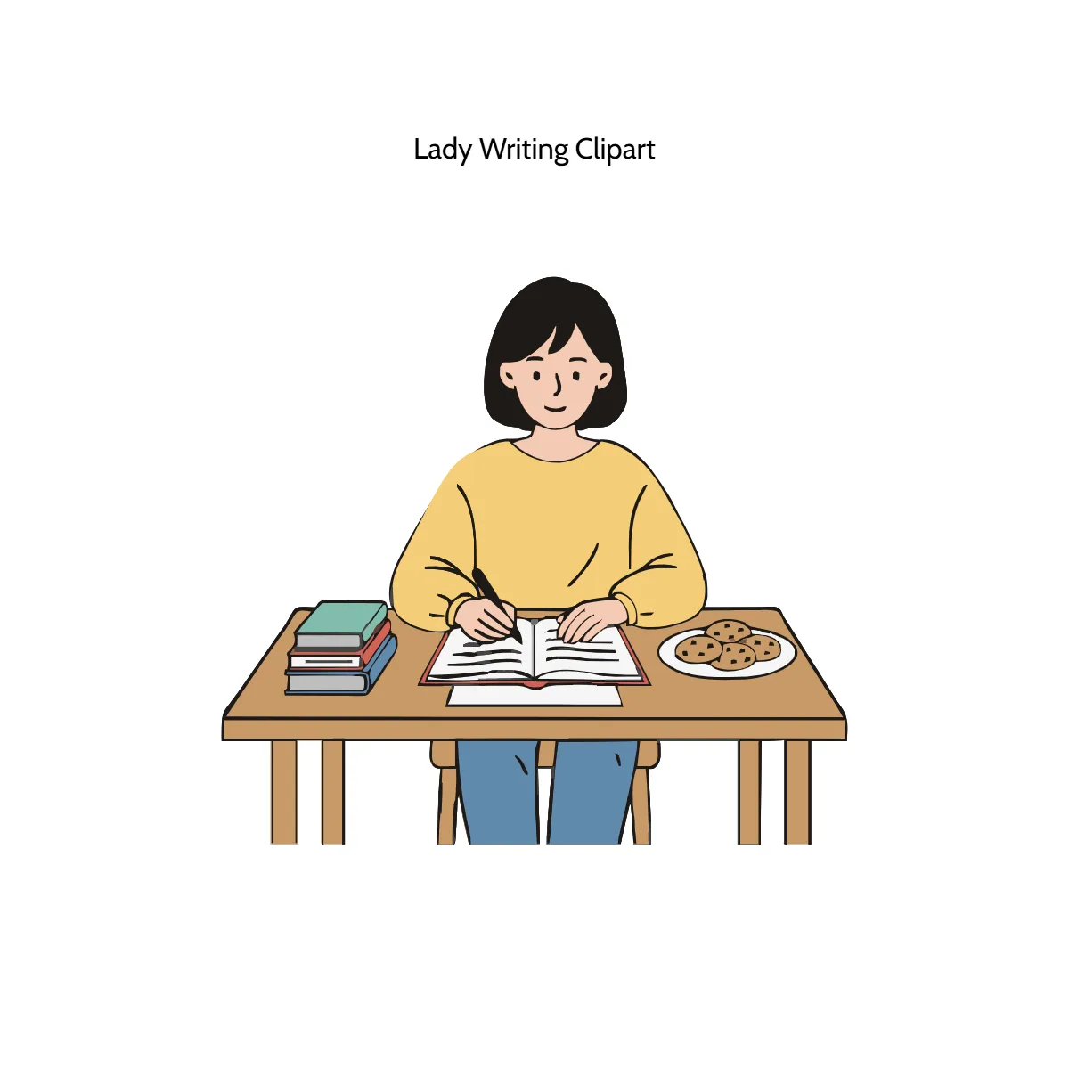 Free Lady Writing Vector Clipart (PNG, SVG) to Edit Online Free Lady Writing Vector Clipart (PNG, SVG) to Edit Online