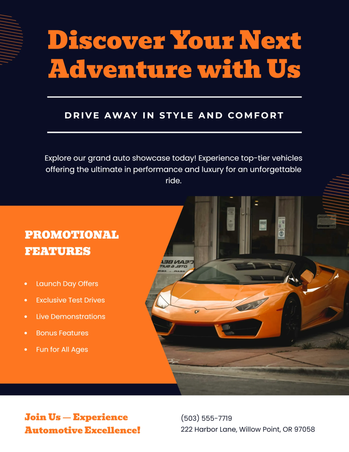 Free Aesthetic Marketing Car For Sale Flyer Template to Edit Online