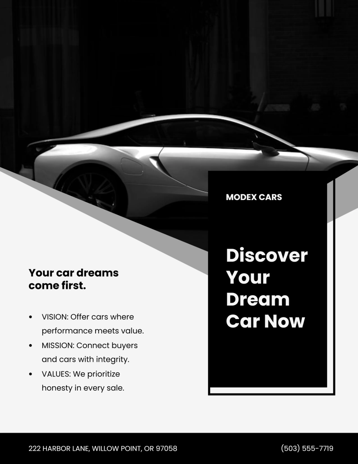 Free Design Special Car For Sale Flyer Template to Edit Online