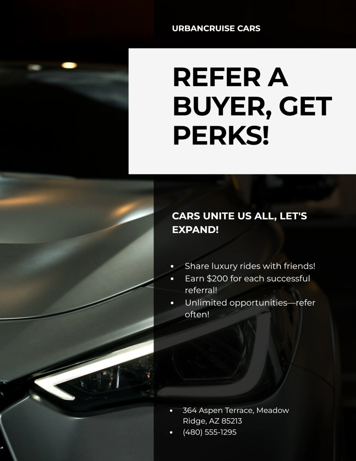 Free Stylish Car For Sale Flyer Template to Edit Online