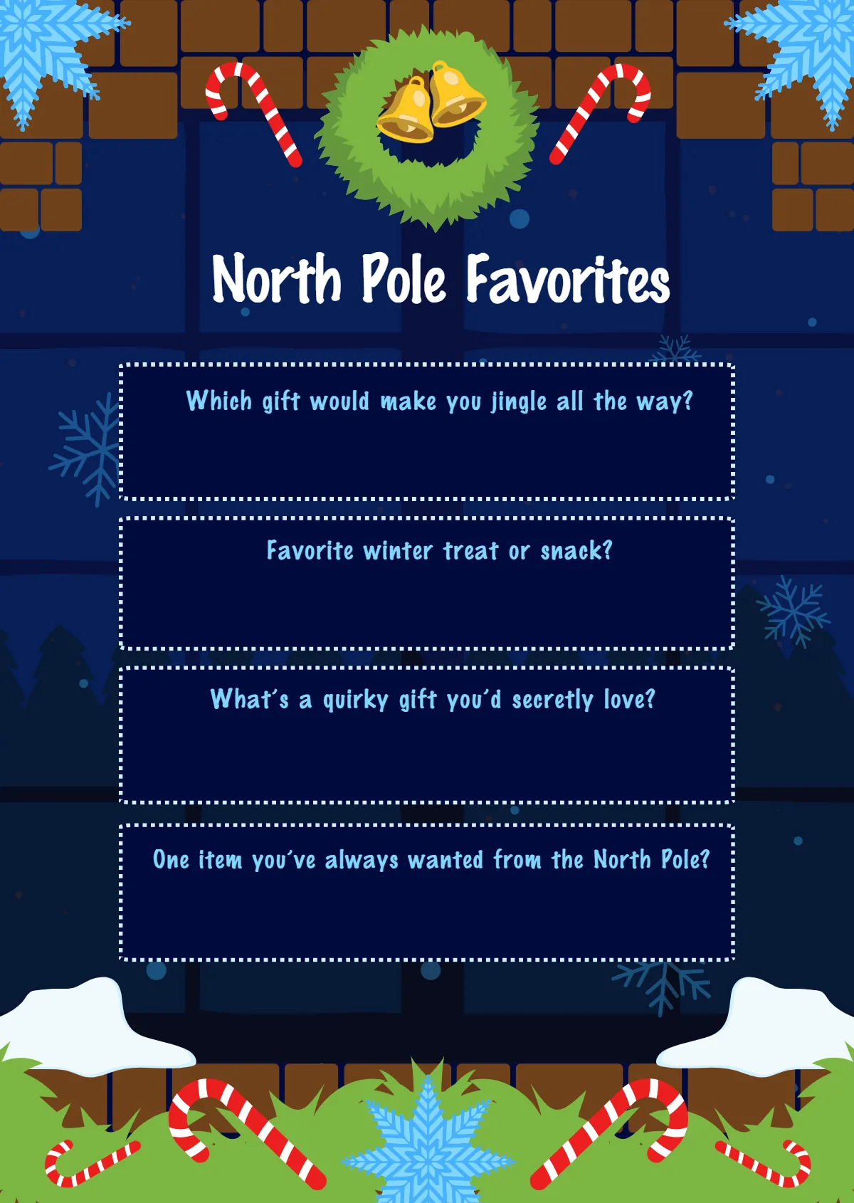 Free North Pole Secret Santa Questionnaire Template to Edit Online Free North Pole Secret Santa Questionnaire Template to Edit Online