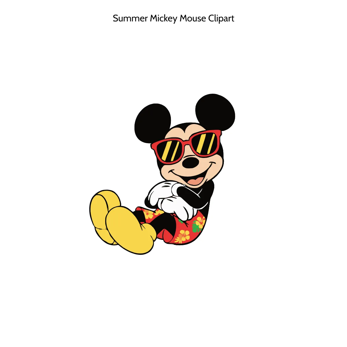 Free Summer Mickey Mouse Vector Clipart (PNG, SVG) to Edit Online Free Summer Mickey Mouse Vector Clipart (PNG, SVG) to Edit Online