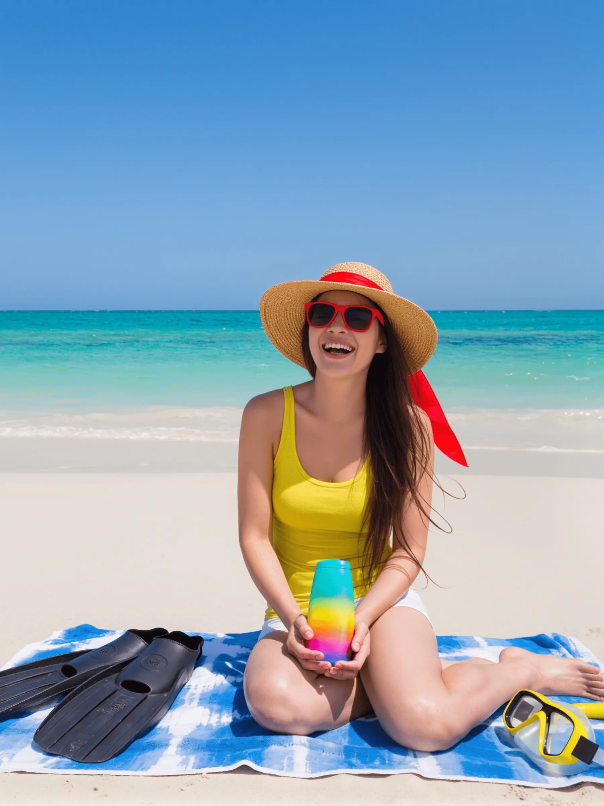 Female On The Beach Photo
