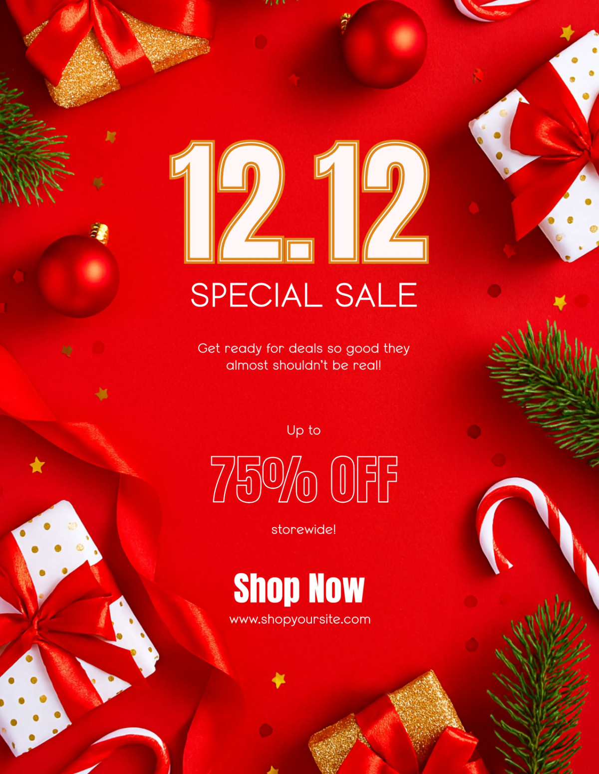 12.12 Special Sale Template to Download
