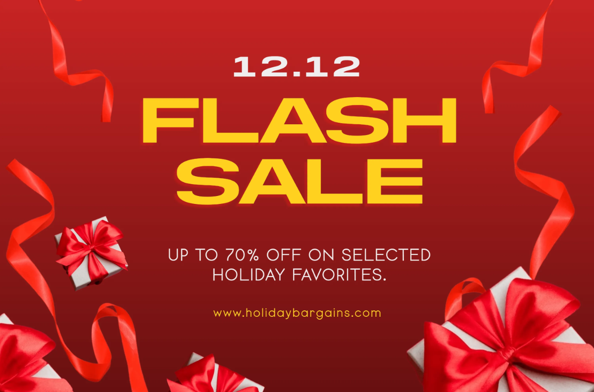 Free Professional 12.12 Flash Sale Banner Template to Edit Online