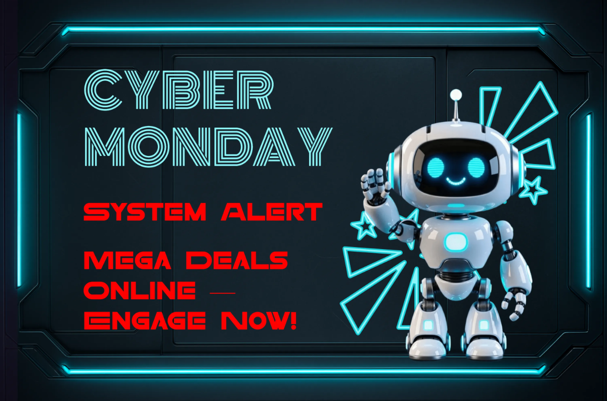 Free Robbot Cyber Monday Banner Template to Edit Online