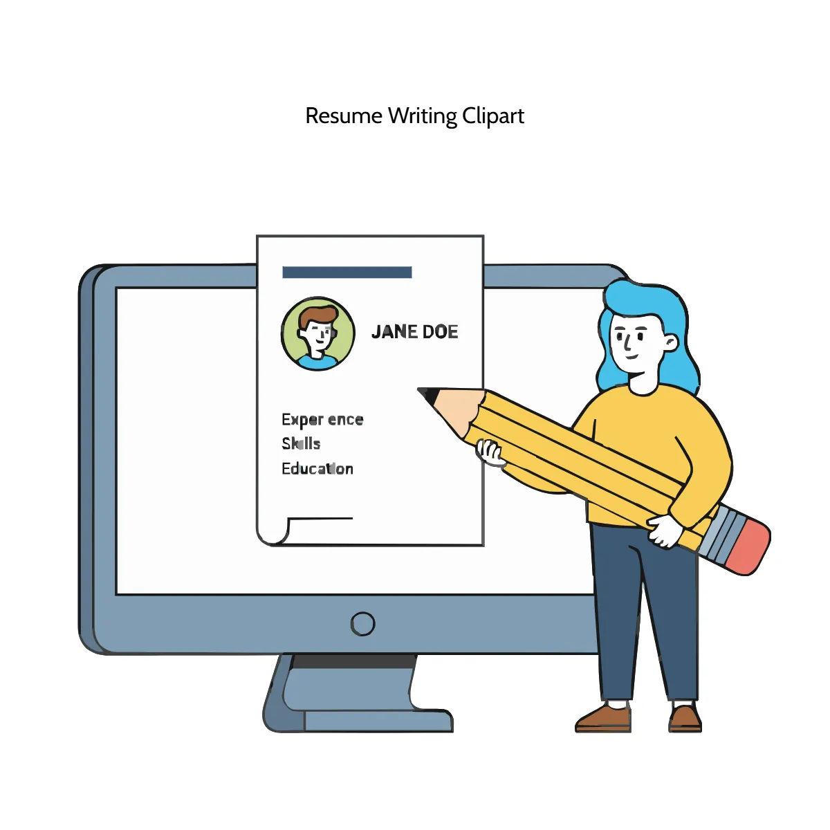 Free Resume Writing Vector Clipart (PNG, SVG) to Edit Online Free Resume Writing Vector Clipart (PNG, SVG) to Edit Online