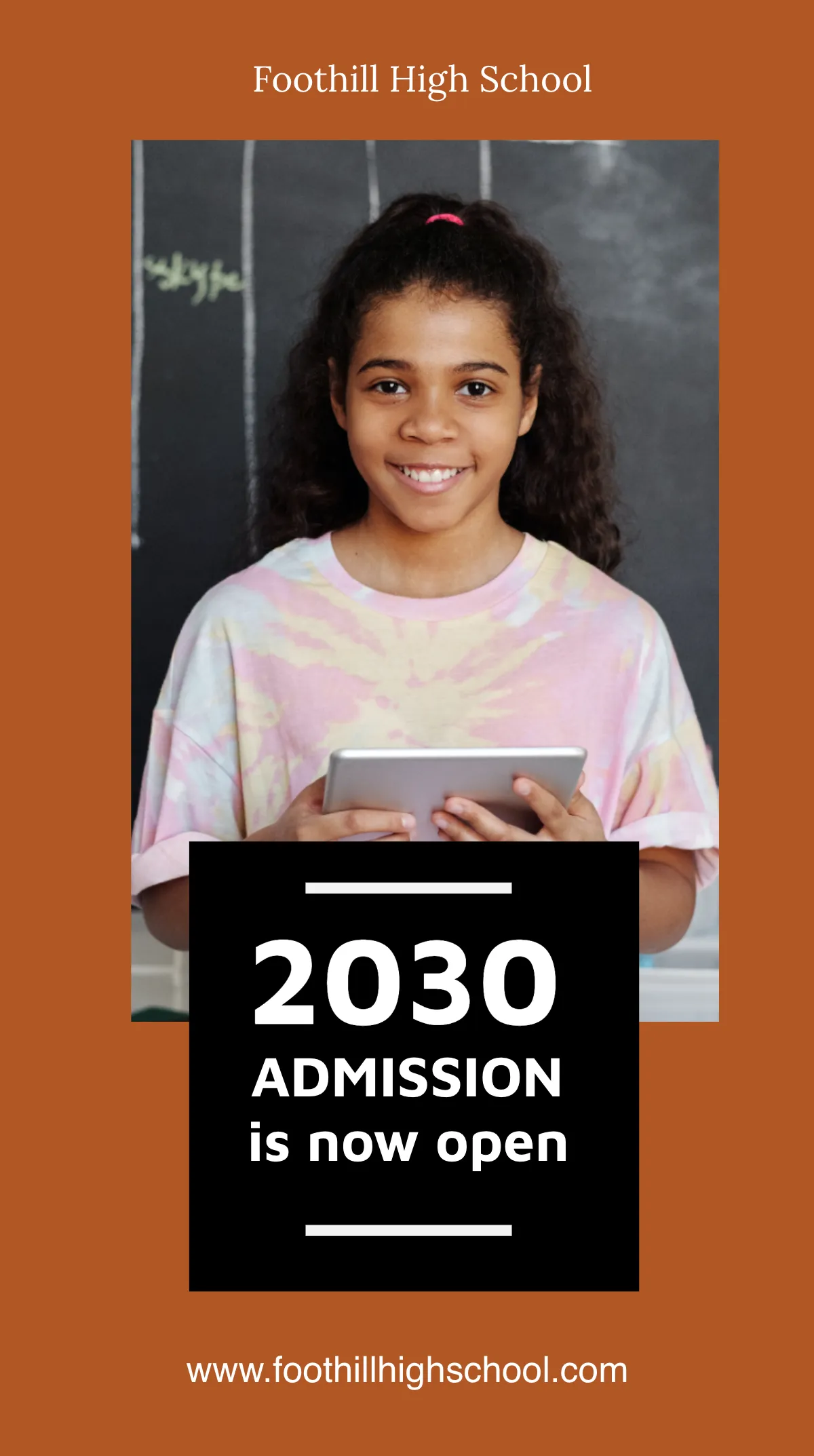 Free School Admission Instagram Story Template to Edit Online