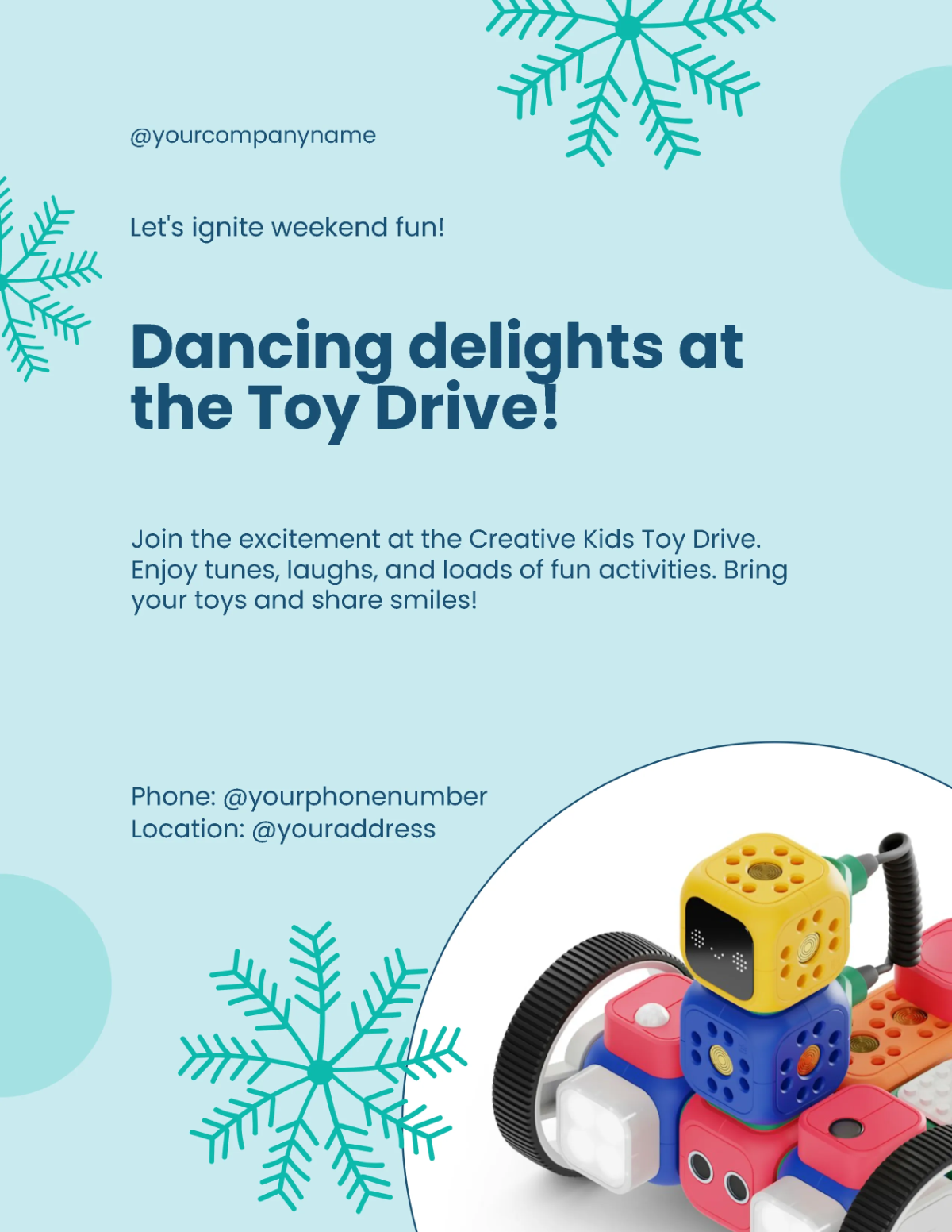 Free Creative Kids Toy Drive Flyer Template to Edit Online Free Creative Kids Toy Drive Flyer Template to Edit Online
