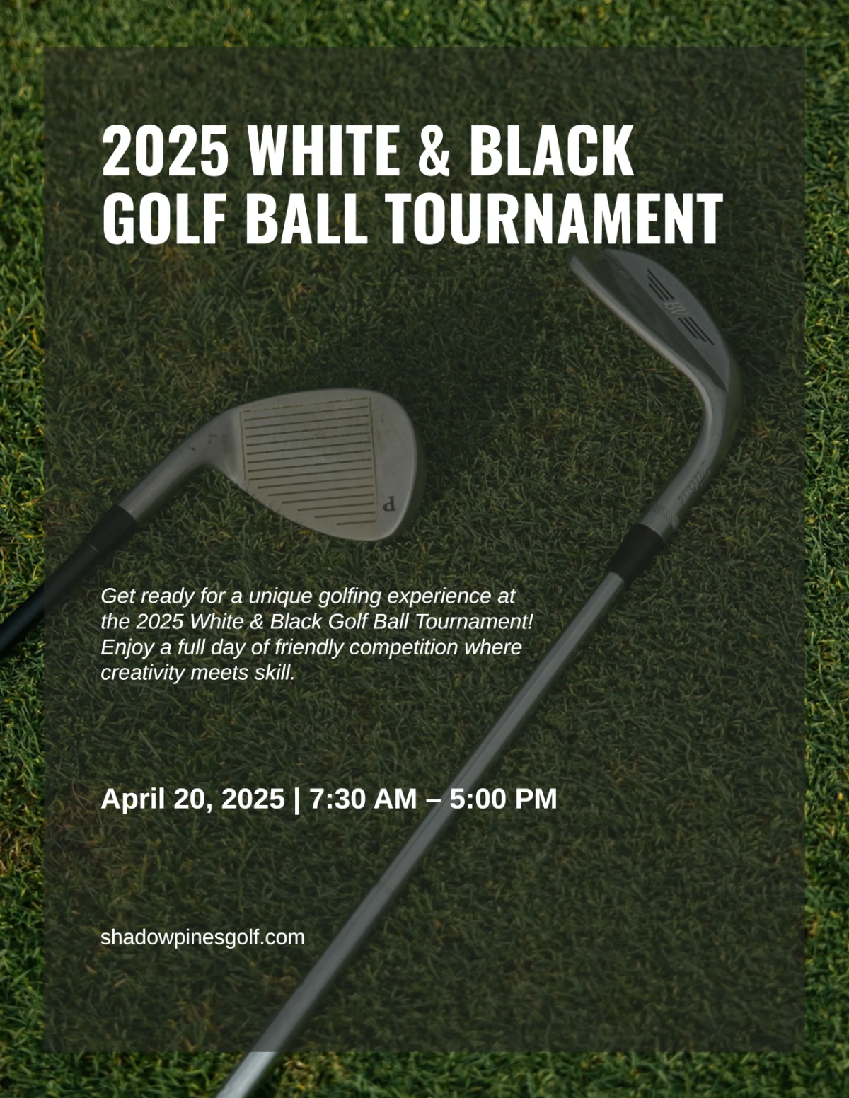 Free White and Black Golf Ball Tournament Flyer Template to Edit Online Free White and Black Golf Ball Tournament Flyer Template to Edit Online