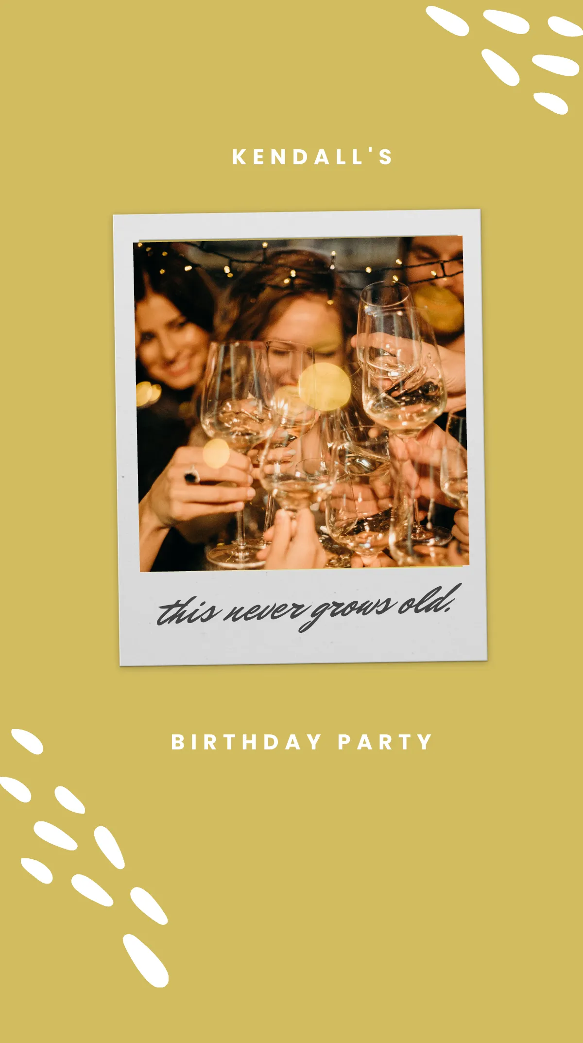 Free Birthday Club Party Instagram Story Template to Edit Online