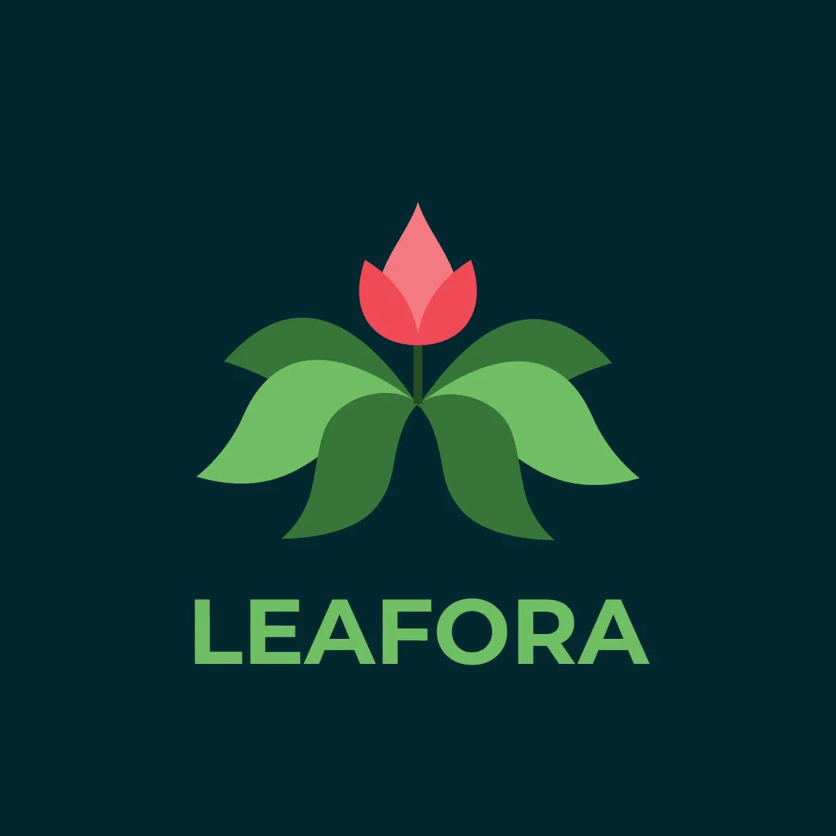Free Leafy Flower Logo Template to Edit Online