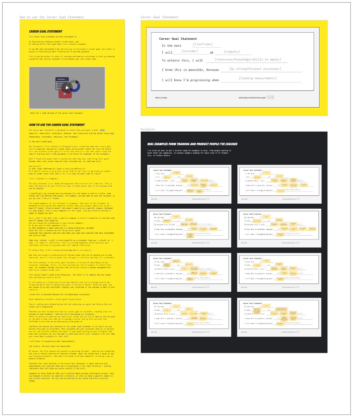 Free Career Goal Statement Template to Edit Online Free Career Goal Statement Template to Edit Online