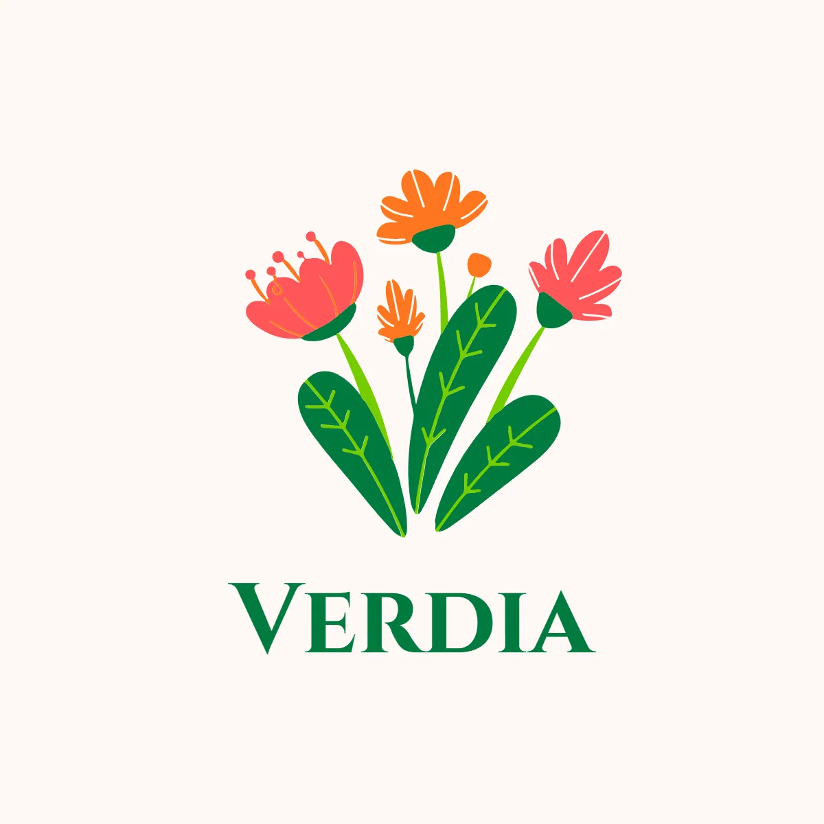 Free Spring Flower Logo Template to Edit Online