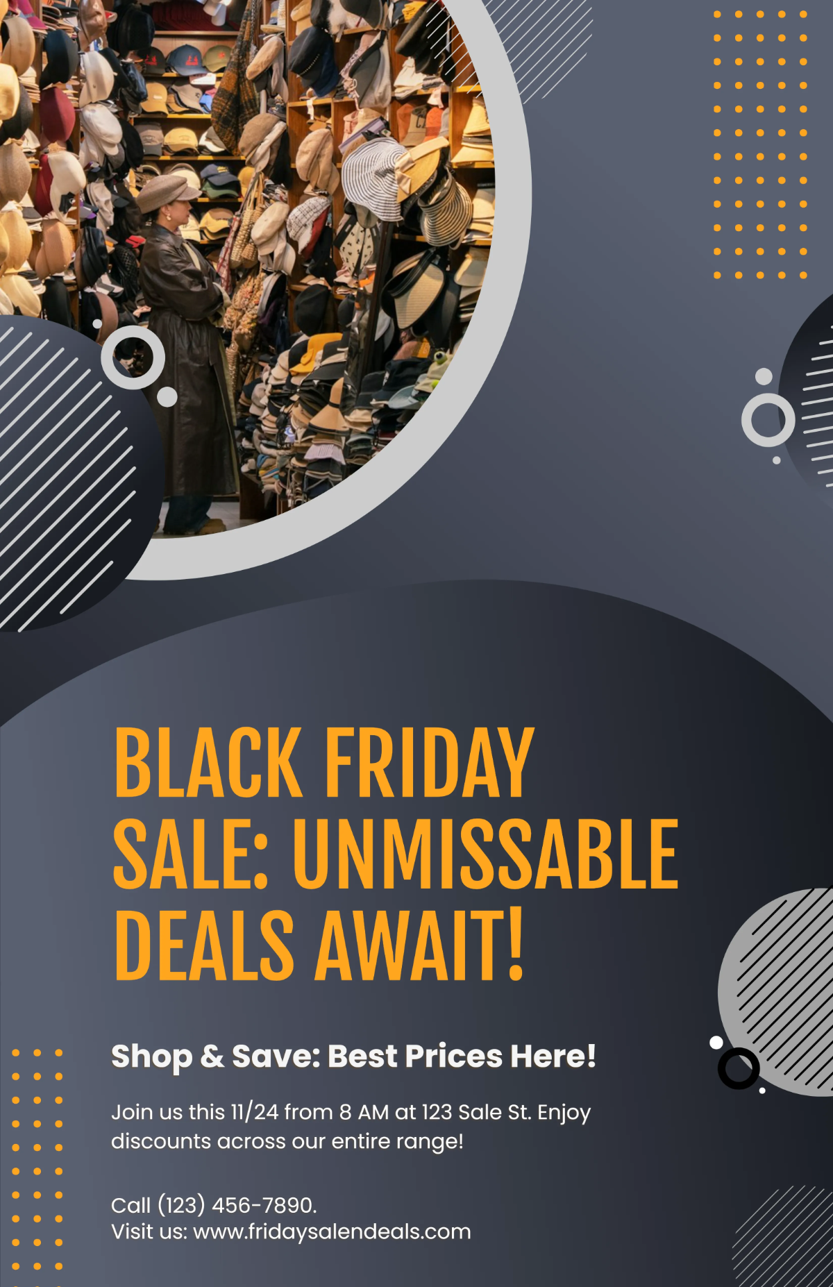 Elegant Black Friday Sale Template