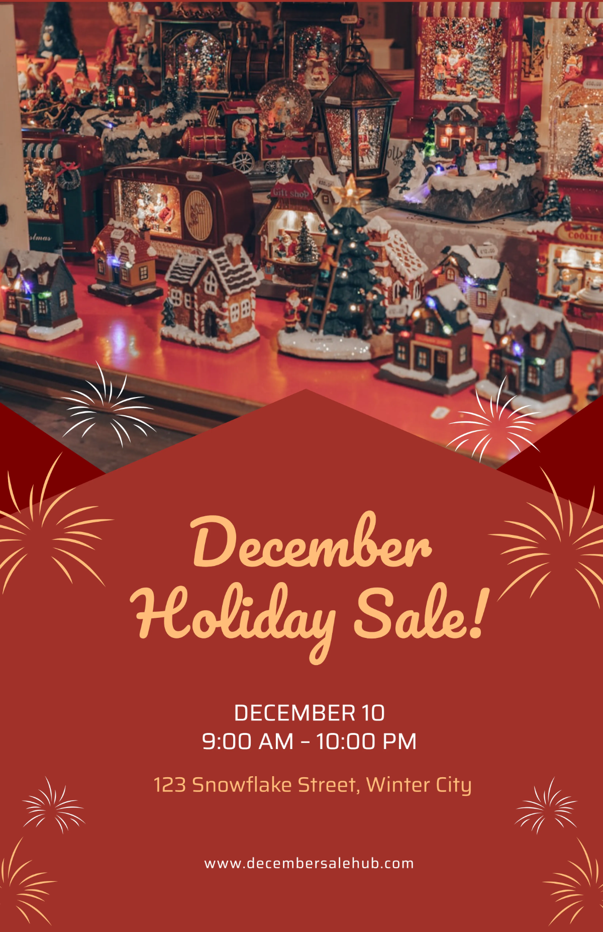 Free December Sale Poster Template to Edit Online Free December Sale Poster Template to Edit Online