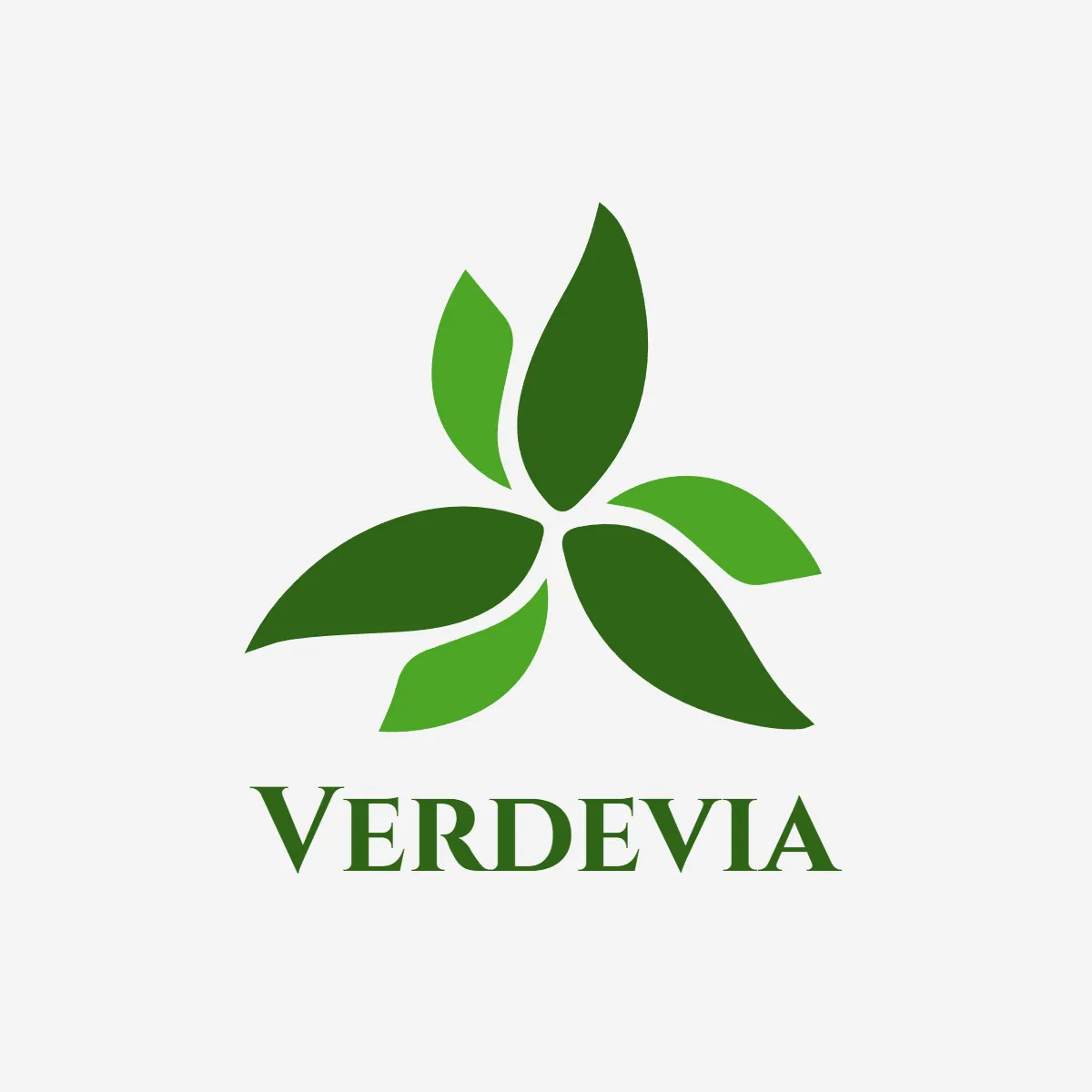 Eco Brand Flower Logo Eco Brand Flower Logo