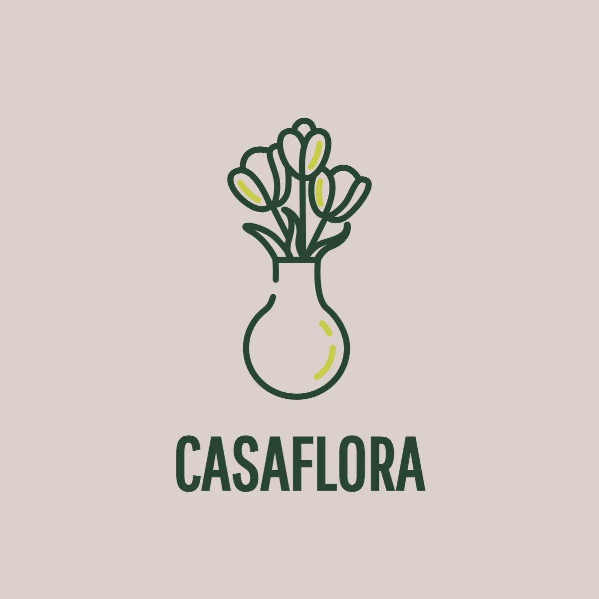 Home Decor Flower Logo Home Decor Flower Logo