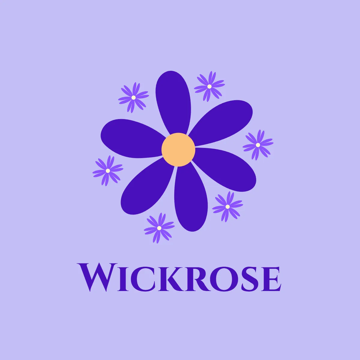 Free Candle Brand Flower Logo Template to Edit Online