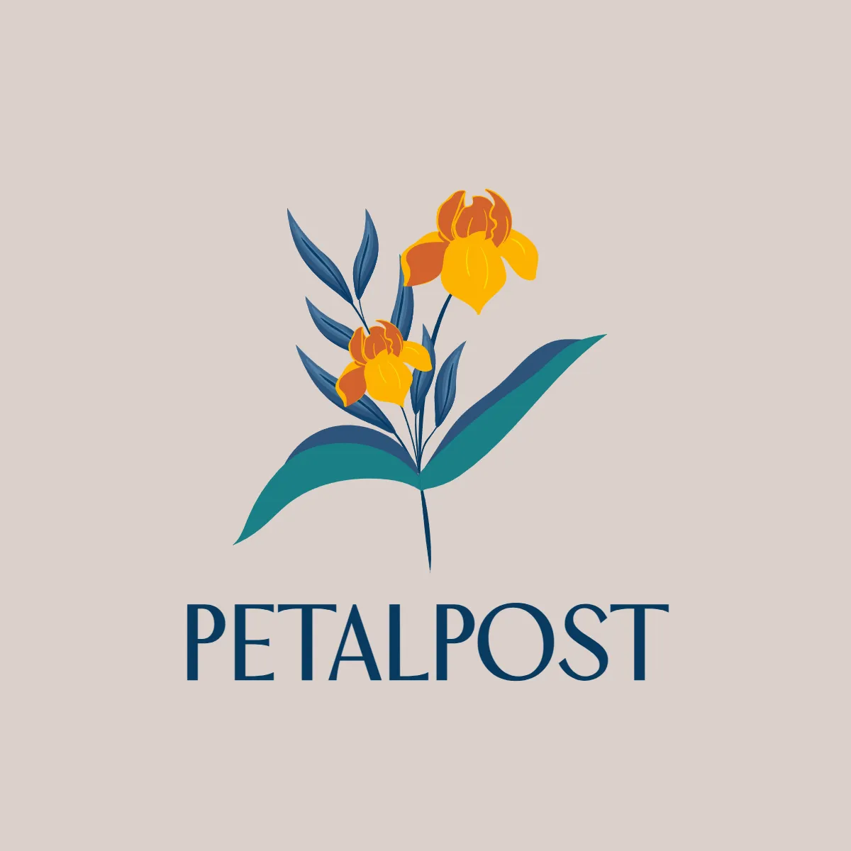 Free Greeting Card Flower Logo Template to Edit Online