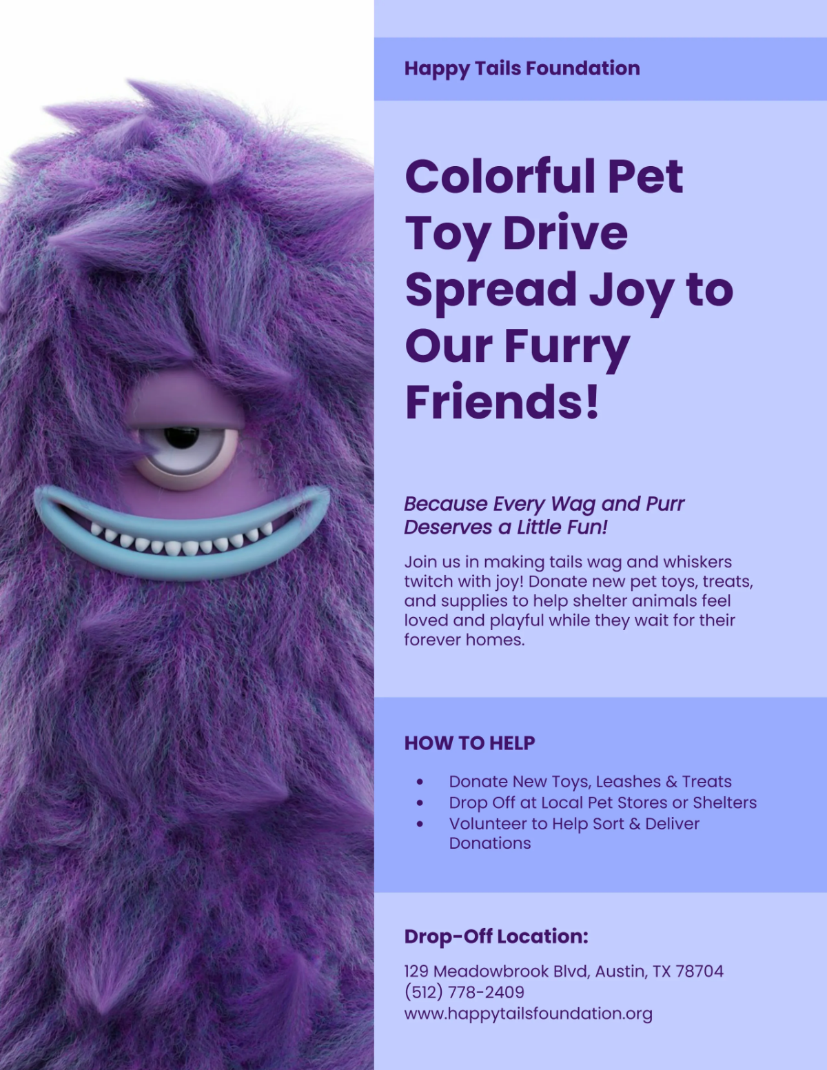 Free Colorful Pet Toy Drive Flyer Template to Edit Online Free Colorful Pet Toy Drive Flyer Template to Edit Online