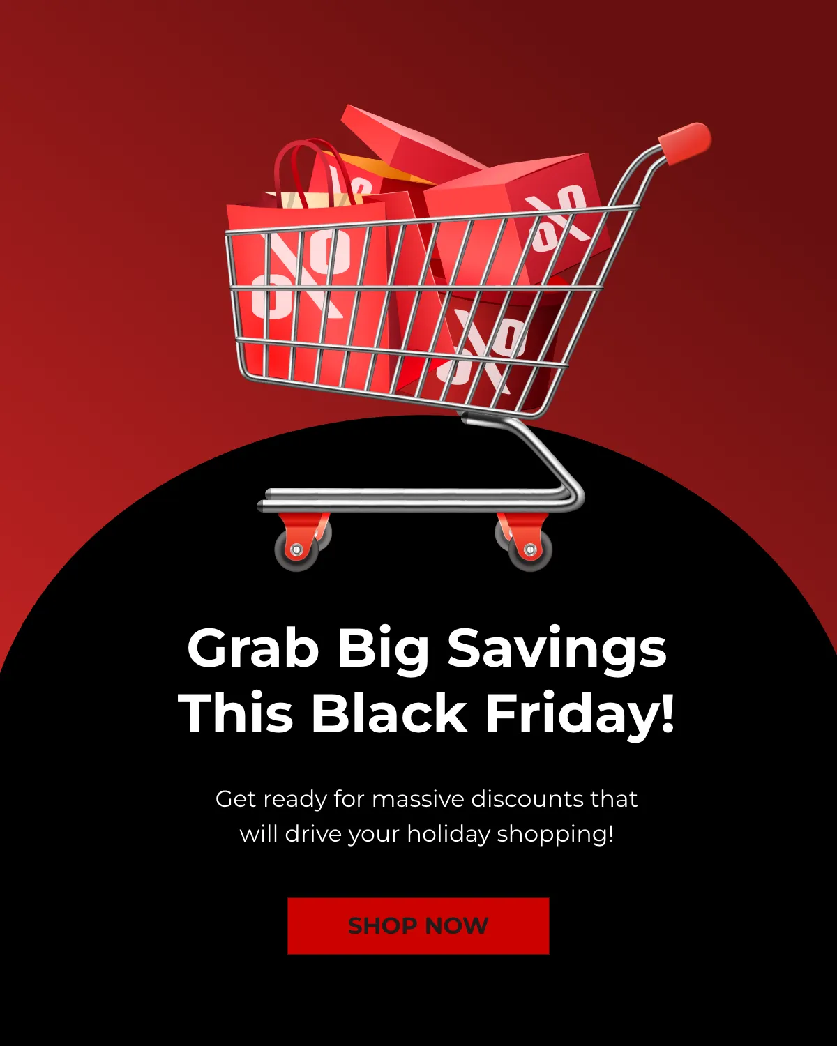 Free Black Friday Discount Sale Instagram Post Template to Edit Online