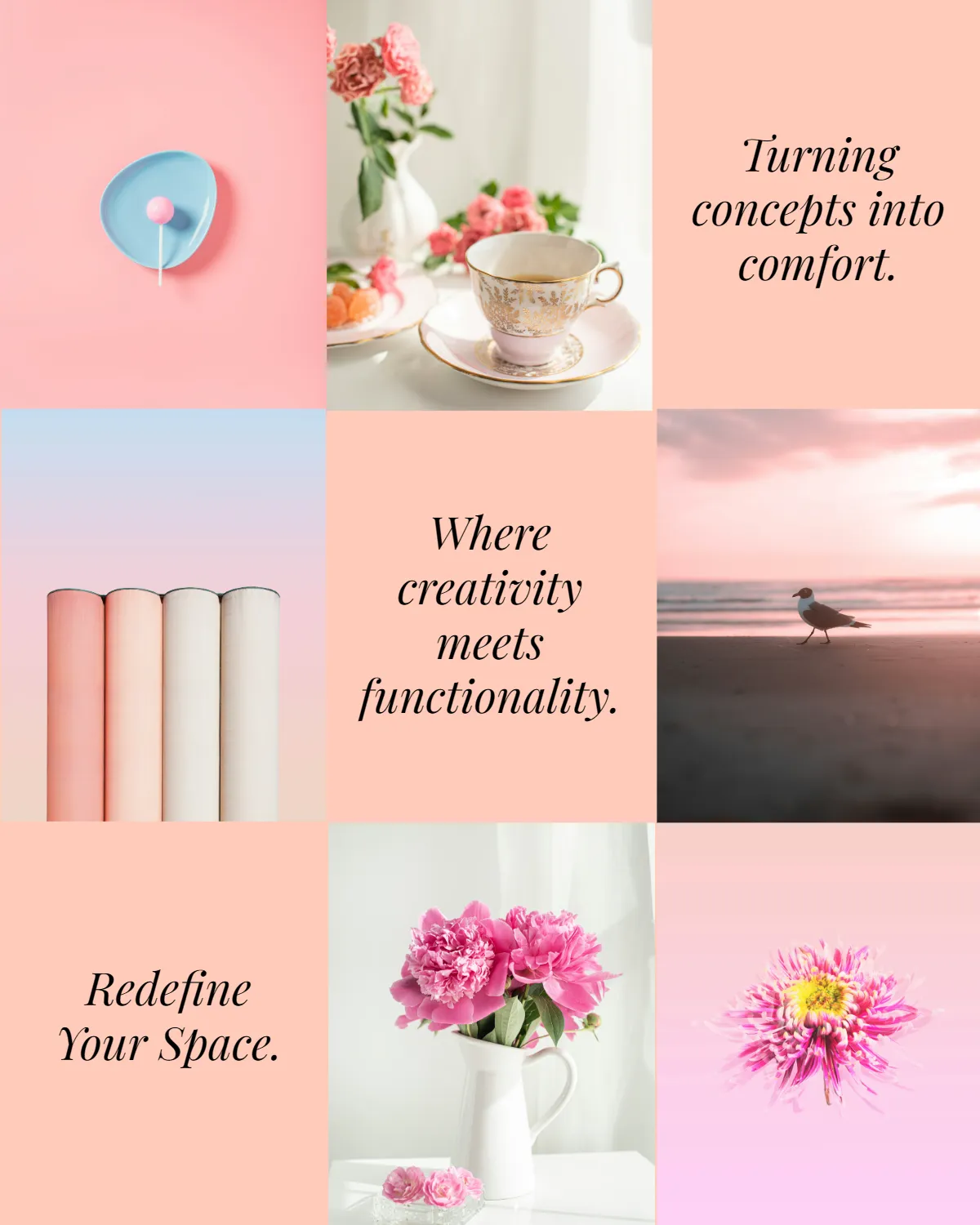 Free Blank Photo Instagram Grid Template to Edit Online