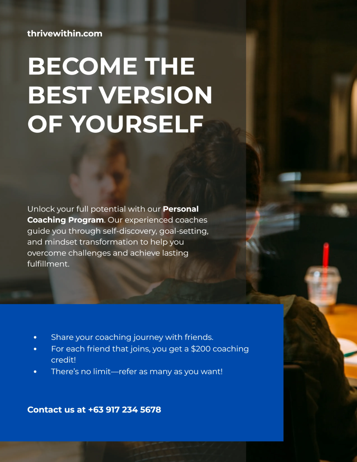 Free Personal Coaching Flyer Template to Edit Online