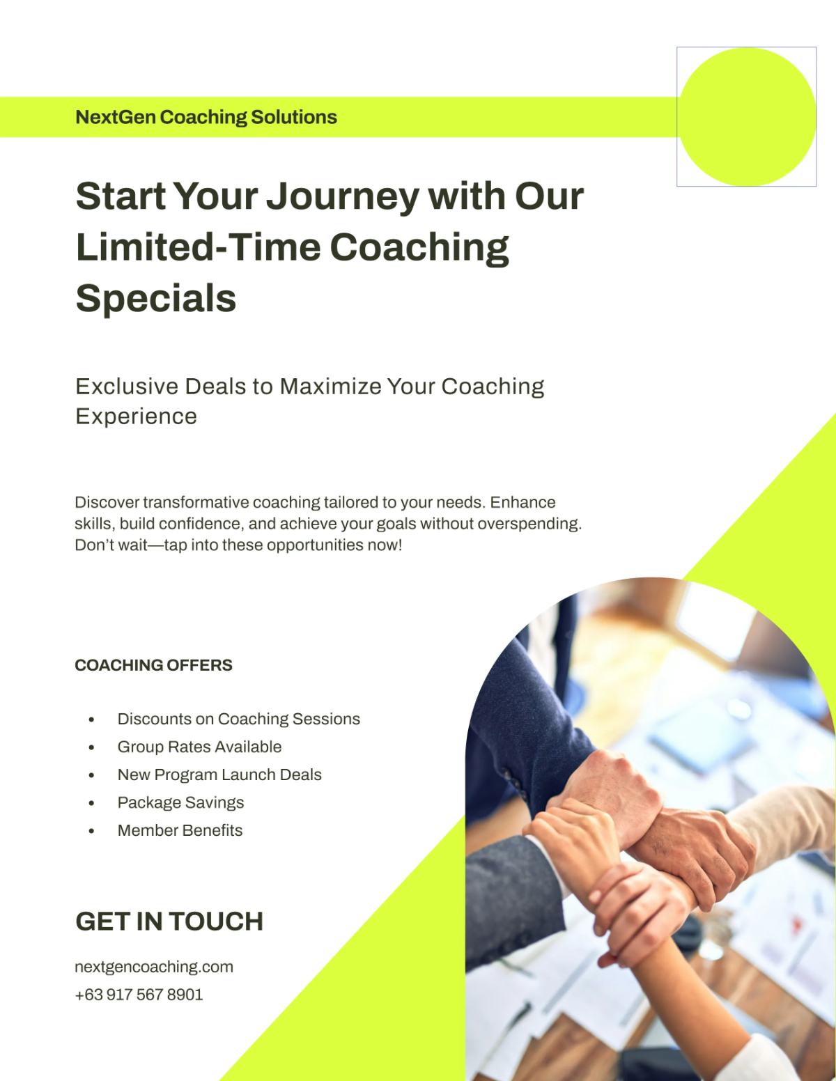 Free Modern Design Coaching Flyer Template to Edit Online Free Modern Design Coaching Flyer Template to Edit Online