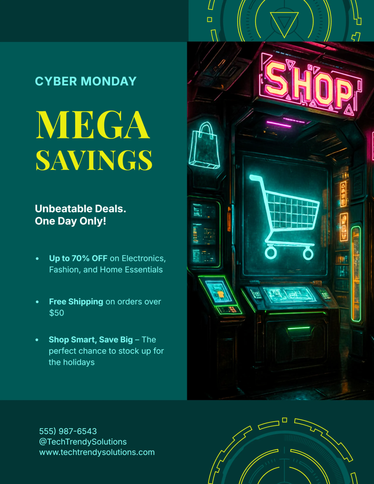 Free Cyber Monday Special Deals Template to Edit Online Free Cyber Monday Special Deals Template to Edit Online