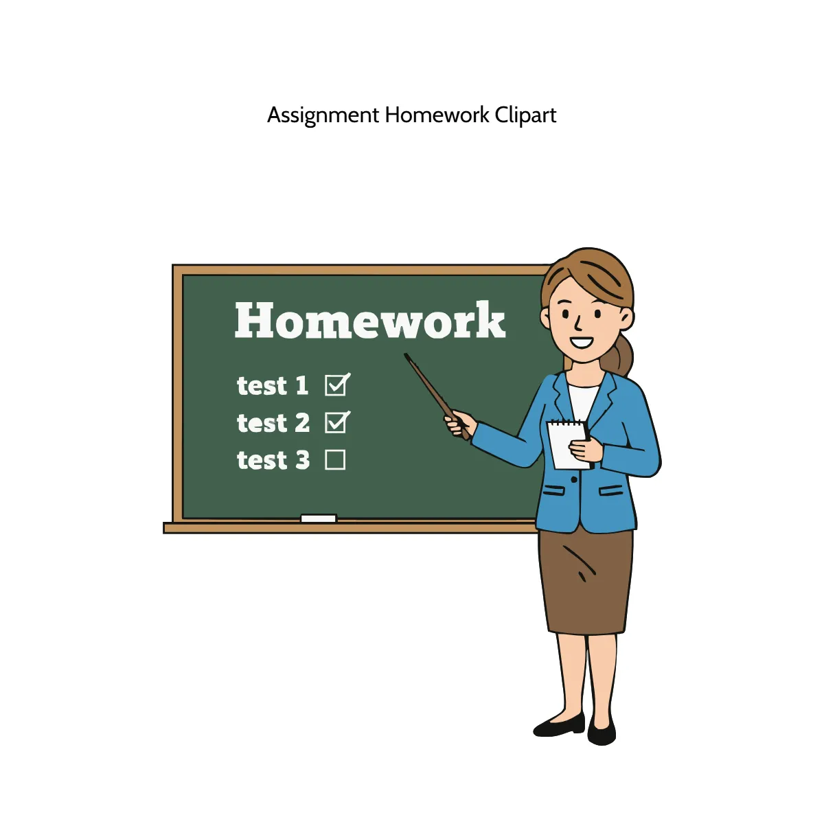 Free Assignment Homework Vector Clipart (PNG, SVG) to Edit Online
