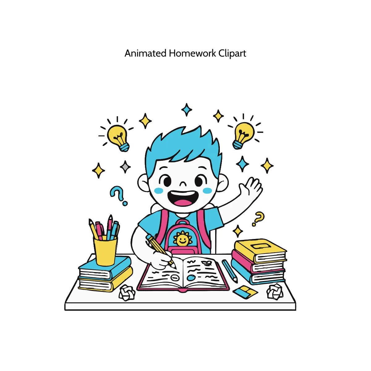 Animated Homework Clipart Animated Homework Clipart