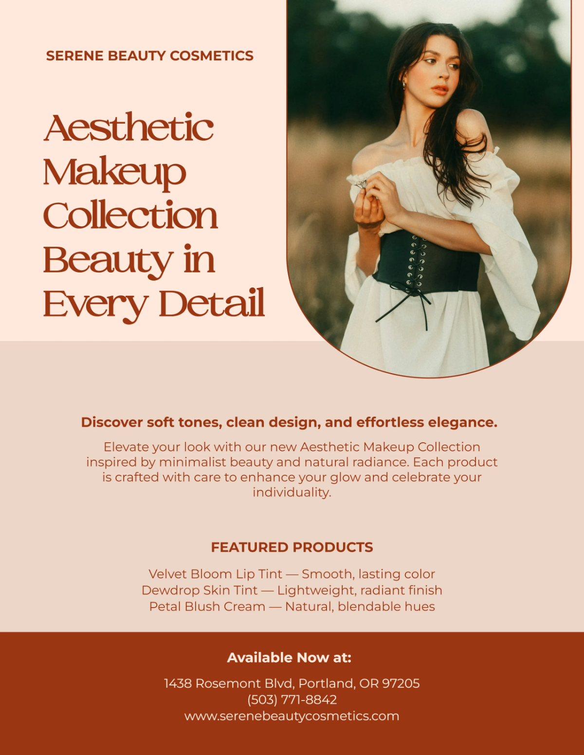 Free Aesthetic Makeup Product Flyer Template to Edit Online Free Aesthetic Makeup Product Flyer Template to Edit Online